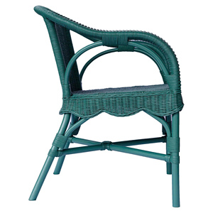 Chaise de salle à manger en rotin tressé moderne, faite à la main, naturelle, pour restaurant, café, hôtel, design personnalisé, OEM ODM, fabricant vietnamien - Product Image 5