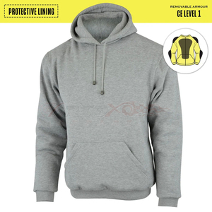 Sweat à capuche polaire pour homme, fermeture éclair, doublure thermique, idéal pour l'hiver et la moto, équipement élégant pour temps froid, commande en gros - Product Image 5