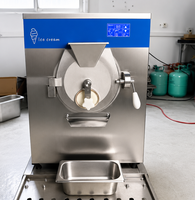Petite machine à crème glacée dure de comptoir pour café