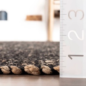 Tapis en jute tissé de qualité supérieure, fabriqué à la main en Inde, antidérapant, pour la maison, l'extérieur et l'hôtellerie, marque Love Home - Product Image 4