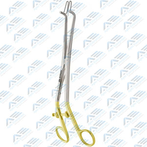 9.50 Inches Gynaecology Instruments Kogan Endocervical Speculum 24.1 Cm With Gold Offset Handle Kogan Endocervical Speculum - Product Image 3