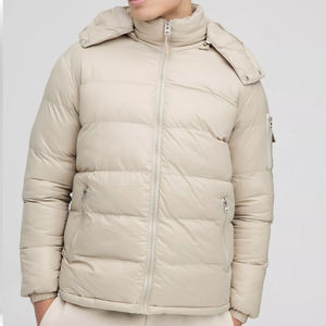 Chaqueta Acolchada de Último Diseño con Alto Brillo, Chaqueta de Plumón Cálida y Resistente al Viento, Chaqueta de Invierno Personalizada para Hombre - Product Image 1