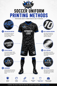Conjunto de Camiseta y Pantalones Cortos de Fútbol para Hombre, Diseño de Camuflaje Digital Negro, Absorbe la Humedad, Ajuste Atlético, Estampado Sublimado con Patrón Geométrico - Product Image 2