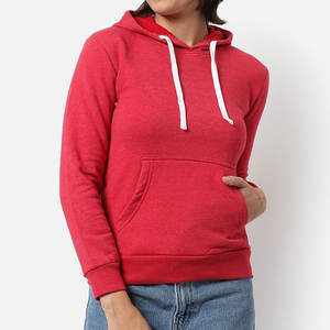 Sudadera con capucha de mujer con cremallera completa, tela suave, estilo casual oversize, ribetes en contraste, ropa urbana, para estar en casa, impermeable, para invierno - Product Image 4