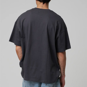 Camiseta de Cuello Redondo con Logotipo Personalizado Serigrafiado para Hombre, Venta al por Mayor, Unisex, de Algodón, Manga Corta, Transpirable, Ecológica, Corte Regular - Product Image 6
