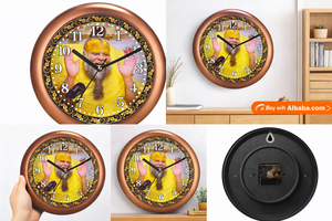 Reloj de Pared con Diseño Religioso y Personalización para Sala de Estar - Regalo para el Día de la Madre y Navidad - Product Image 2
