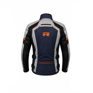 Nouvelle veste de moto imperméable en textile pour motard, avec fermeture éclair sur le devant, vêtement de protection pour la conduite, en vente. - Product Image 2