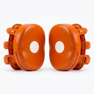 Cibles de boxe en cuir de vachette orange, durables, pour toutes les saisons, équipement d'entraînement - Product Image 1
