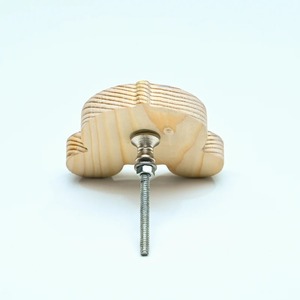Poignées de tiroir et de placard en bois de pin faites à la main, style carrosse de princesse, durables, faciles à installer, multicolores pour enfants - Product Image 2