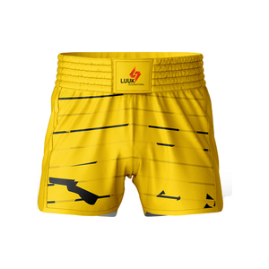 Shorts d'entraînement de Muay Thai sublimés légers, imprimés sur mesure, pour le kickboxing, les entraînements en salle et la pratique des arts martiaux - Product Image 1