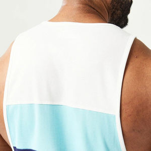 <b>Men</b> Knitted Stringer Tank Top Gym Workout Vest Breathable Sweat Wicking Muscle Training <b>Singlet</b> Custom Color Sportswear High - Product Image 5