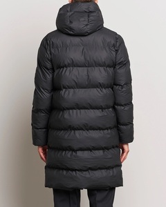 Veste longue matelassée imperméable avec logo personnalisé pour hommes et femmes, fabricant OEM ODM de vêtements d'hiver haut de gamme - Product Image 3