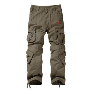 กางเกงคาร์โก้ทรงตรงทันสมัยคุณภาพสูง สีติดทนนาน ผ้าซักได้ รุ่น Solid Trader - Product Image 4