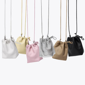 Customized Cotton <b>Canvas</b> Tote Bag Embossed Design <b>Plain</b> Dyed 80g Fabric Weight <b>Large</b> Capacity Shoulder Drawstring Model 2646 - Product Image 1