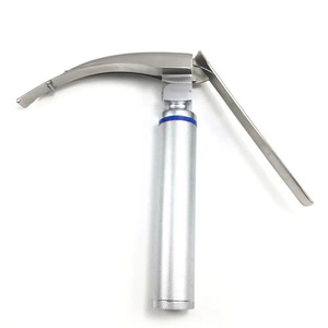 Premium Fiber <b>Optic</b> Laryngoscope Set LED Handle Stainless Steel Blades Machinery Professional Dental Use Customizable Medical - Product Image 2