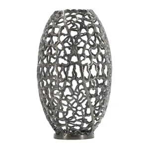 Premium Home Decor Coastal Style Eco-Friendly Iron Zinc Alloy Flower <b>Vase</b> Modern Designer Tabletop <b>Vase</b> Export Supplier ZAHID - Product Image 1