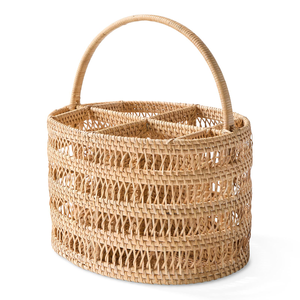 ตะกร้าใส่ขวดไวน์หวายสาน ดีไซน์หูหิ้วทรงกลม ตะกร้าใส่ไวน์แบบยั่งยืน ขายส่งจำนวนมาก ผู้จัดจำหน่าย ของขวัญ ของที่ระลึก - Product Image 6