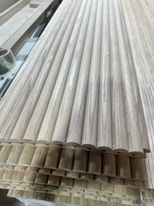 Stylish Custom Solid Wood Flexible Panels for Curved Kitchen Cabinets Modern Tambour Design Decorative Cabinet Cover <b>Solution</b> - Product Image 6