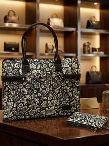 Artisanal Canvas Business Satchel Large Capacity Work Handbag - Product Image 3