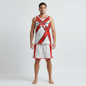 Ensembles d'uniformes de basketball unisexes personnalisés en gros – Professionnels, respirants, séchage rapide, confortables, grandes tailles, protection UV, été - Product Image 1