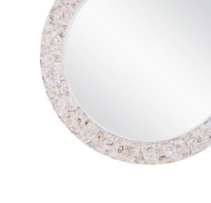 Luxury Modern Round Decorative <b>Mirror</b> Handcrafted Shell <b>Mosaic</b> For Living Room Wall Art Mother Of Pearl <b>Mirror</b> - Product Image 2