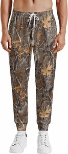 Pantalon de jogging décontracté pour homme, en coton tricoté, léger, écologique, tie-dye, taille élastique avec cordon de serrage, idéal pour l'été - Product Image 4