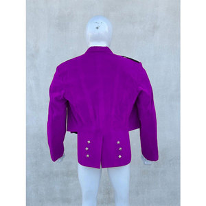 Veste et gilet Prince Charlie en velours violet faits à la main pour mariage écossais, Kilt écossais 2026 - Product Image 2