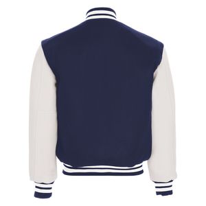 Premium Men's Wool Letterman <b>Jacket</b> with Real <b>Leather</b> Custom University Baseball <b>Jacket</b> with Covered Button Closure - Product Image 6