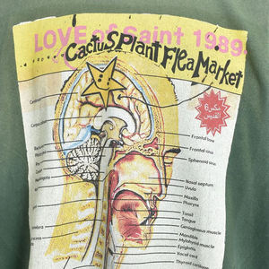 Camiseta de Hombre OEM, Estilo Vintage, Estampada, Talla Grande, 100% Algodón Tejido, Ecológica, Transpirable, Estilo Hip Hop - Product Image 2