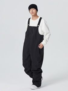 Combinaison de ski unisexe avec pantalon - Combinaison de snowboard respirante, coupe-vent, grande taille, imperméable, vêtements de travail en plein air, pantalon de ski imperméable - Product Image 2