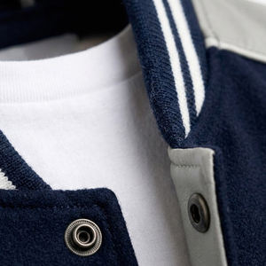 Chaqueta de invierno estilo Letterman para hombre, de tela cómoda y a la moda, para adultos. - Product Image 6