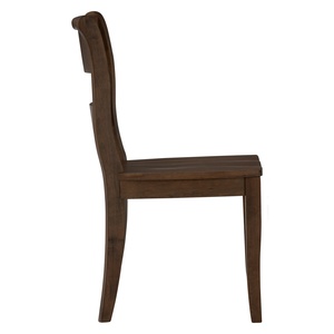Contemporary Luxury Solid Wood Dining <b>Chair</b> with Armrests <b>Padded</b> Fabric Seat Royal Hotel Restaurant and Dining <b>Chair</b> - Product Image 2