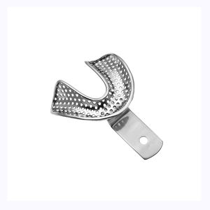 Plateau d'empreinte OEM pour prothèses dentaires non perforées, autoclavable, en acier inoxydable/bois/plastique, manuel, dentaire - Product Image 1