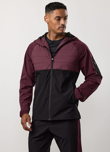 Veste zippée et pantalon en polyester, style streetwear, taille élastique, bandes réfléchissantes, nouveau design coupe-vent - Product Image 2