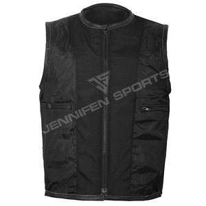 Chaleco de Cuero Genuino para Motocicleta, Fabricante de Chalecos de Seguridad de Cuero Genuino para Motocicleta OEM Personalizados - Product Image 5