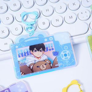 Spot Wholesale Acrylic <b>Keychains</b> Creative <b>Anime</b> Merchandise Pendants Transparent Acrylic Decoration Accessories - Product Image 3