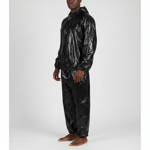 Traje de sauna de poliéster de primera calidad para gimnasio, moldeador corporal, para entrenamiento, para niños y hombres, adelgazante, para pérdida de peso, personalizado - Product Image 2