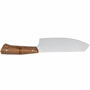 Couteaux de cuisine faits à la main avec manche en bois, lame large en acier inoxydable, couteaux de chef professionnels pour la préparation des aliments - Product Image 4