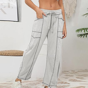 กางเกงคาร์โก้ผู้หญิง OEM ODM ทรงหลวม เอวสูง พิมพ์ลาย ปักโลโก้ตามสั่ง ขายส่งจากโรงงาน - Product Image 4