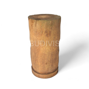 Traditional Tiki Face Wooden Coffee Stool Handmade Ethnic Furniture for Wholesale Tropical Interior <b>Display</b> - Product Image 5