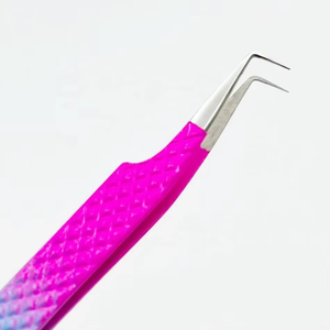 Pinzas Profesionales para Pestañas con Punta Puntiaguda y Agarre de Diamante, de Acero Inoxidable, con Etiqueta Personalizada, en Nuevos Tonos de Color, para Cuidado Personal - Product Image 4