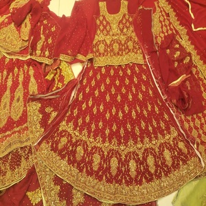 Bridal Anarkali Ball Gown Girls' Latest Designs Embroidery Party Wear Long Pakistani Suit Heavy Dupatta Plus Size Whole Sale - Product Image 4