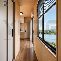 Maison conteneurisée 40 pieds, 2 chambres, maison préfabriquée, mini-maison avec cuisine et salle de bain, design moderne de luxe