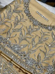 Red frontal de trabajo completo, bordado pesado con secuencia, producto en oferta, novedad, indio, paquistaní, 2022 - Product Image 5