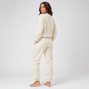 Conjunto Deportivo de Felpa para Mujer de Alta Calidad, Sudadera con Capucha y Pantalones Deportivos con Puños Acanalados y Cintura Elástica para Uso Diario - Product Image 5