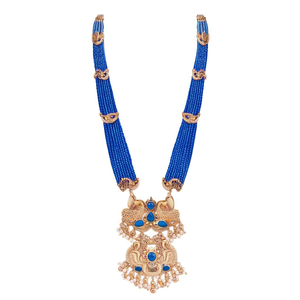 Heritage Pota Stone and Pearl <b>Long</b> <b>Necklace</b> Set 10575480DBL-Elegant and Stylish Pearl <b>Necklaces</b> - Product Image 2