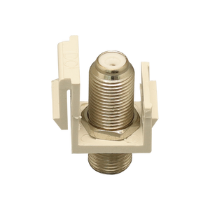 Inserto tipo F niquelado para su sistema de cine en casa - Product Image 1