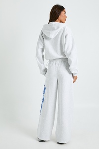 Personalized DTF Custom Cotton Polyester Casual <b>Wide</b> <b>Leg</b> <b>Pants</b> OEM Logo Printed <b>Lounge</b> Trousers Streetwear Fashion for Women - Product Image 5