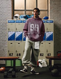 High Quality Men Oversized Acid Wash <b>Hoodie</b> 450 GSM Custom Made Fashion Streetwear Style <b>Soft</b> Comfortable and Long Lasting - Product Image 4