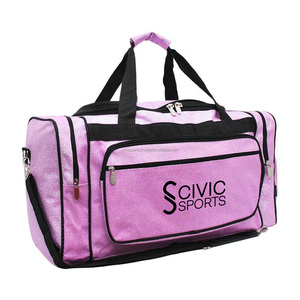 Glitter Corduroy Lightweight Durable <b>Large</b> Capacity Unisex Casual School Travel <b>Rucksack</b> Schoolbag Plush Duffle Bag Arcuate - Product Image 5